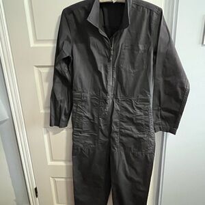 Gray Utility Jumpsuit